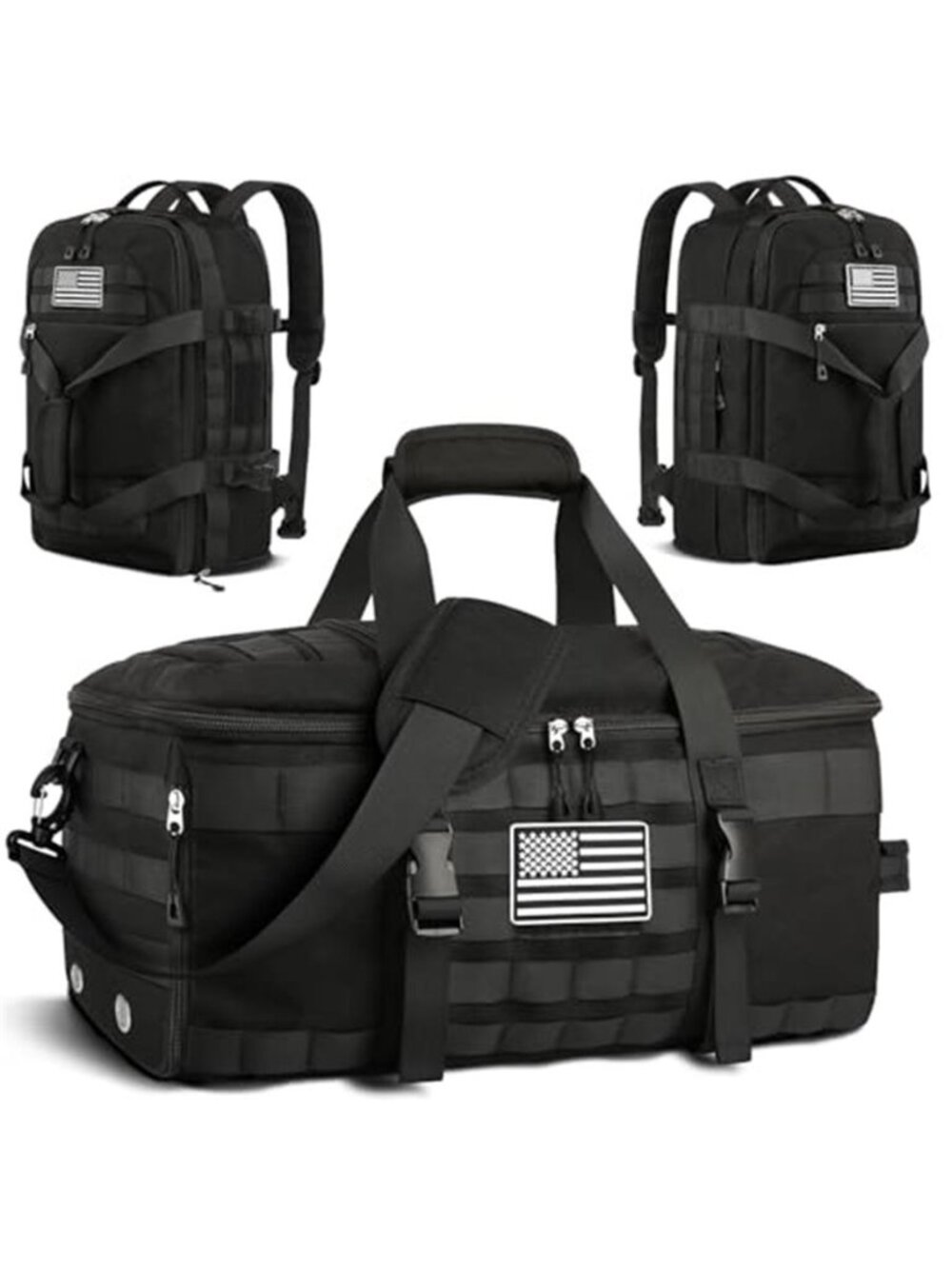 Carry On Duffle Bag Travel Backpack Tactical Gym Bag Weekender Overnight Bag